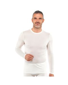 DermaSilk Gents Round Neck Shirt Long Sleeve