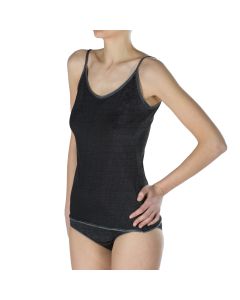 DermaSilk Ladies Black Vest