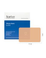 5 × 7.5 cm Scarban Elastic Silicone Sheets (2 Pack)