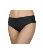 DermaSilk Ladies Black Comfort Briefs