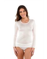 DermaSilk Ladies Shirt Round Neck Long Sleeve