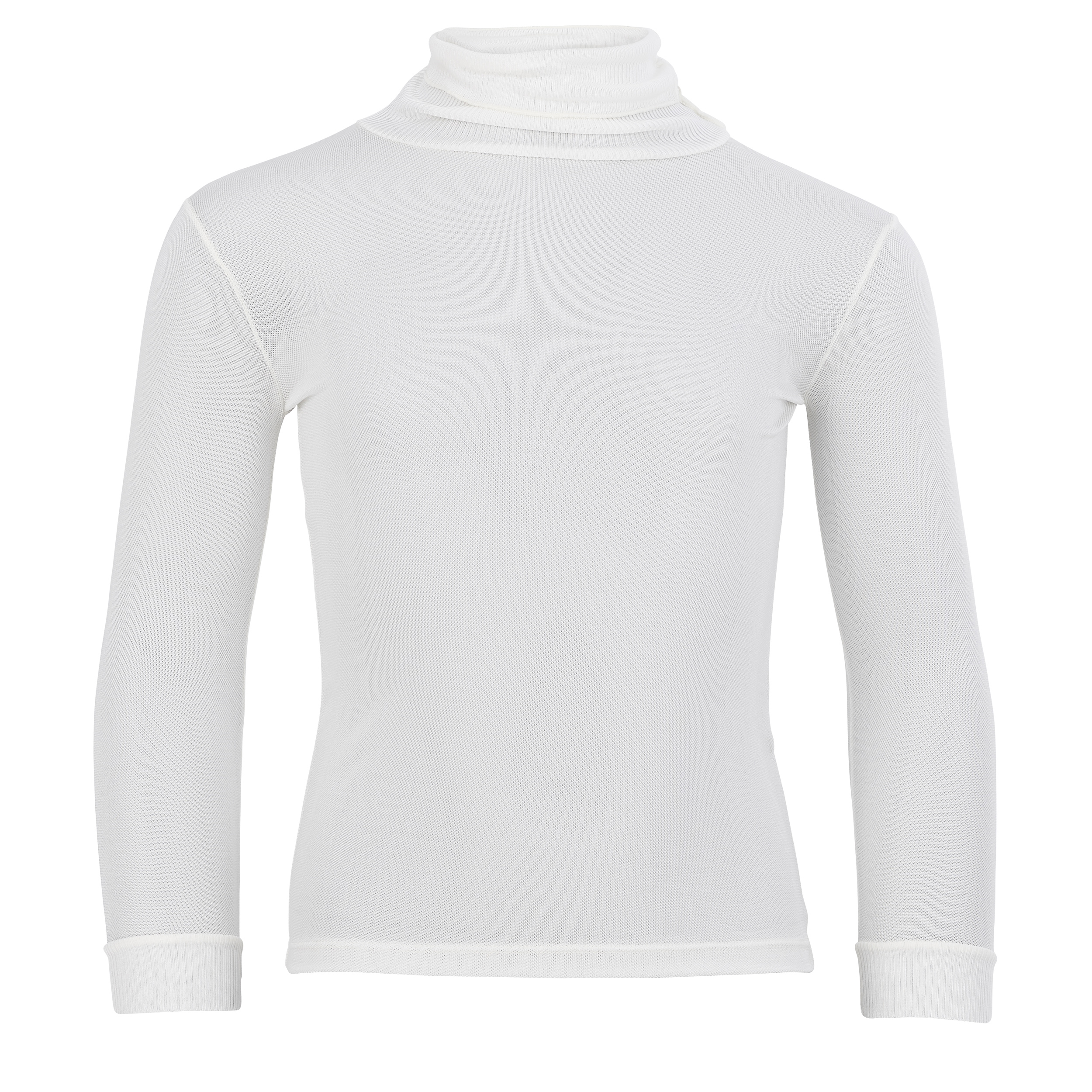 DermaSilk Unisex Long Sleeve Roll Neck Shirt for eczema