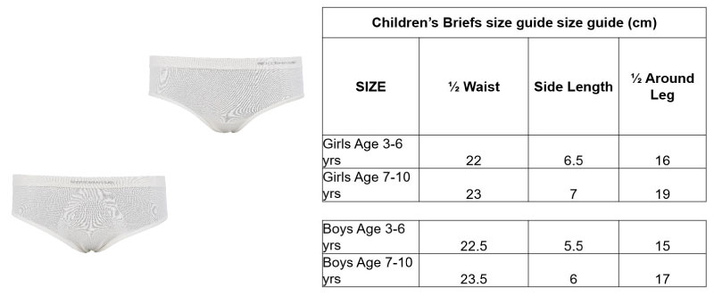 DermaSilk Childrens Briefs