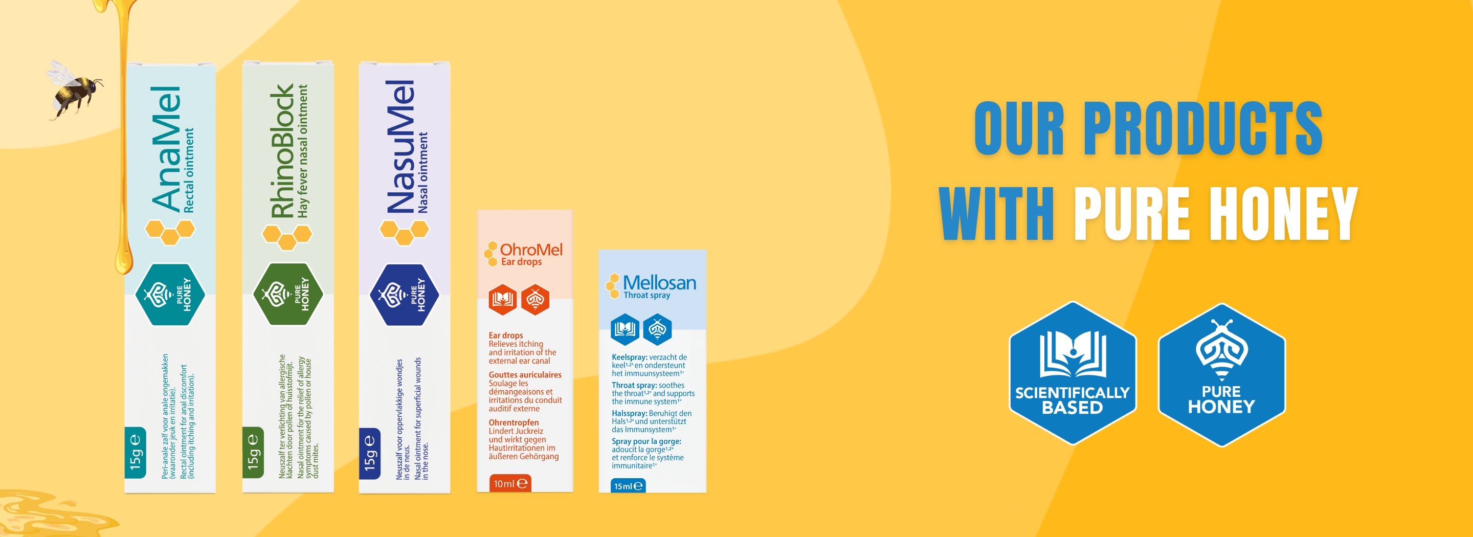 Medical honey products