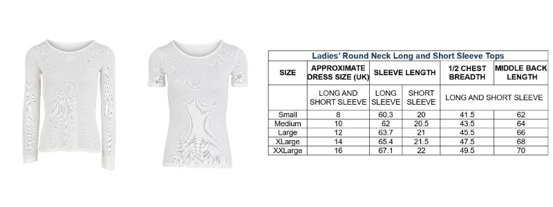 DermaSilk Round Neck Long Sleeve Top