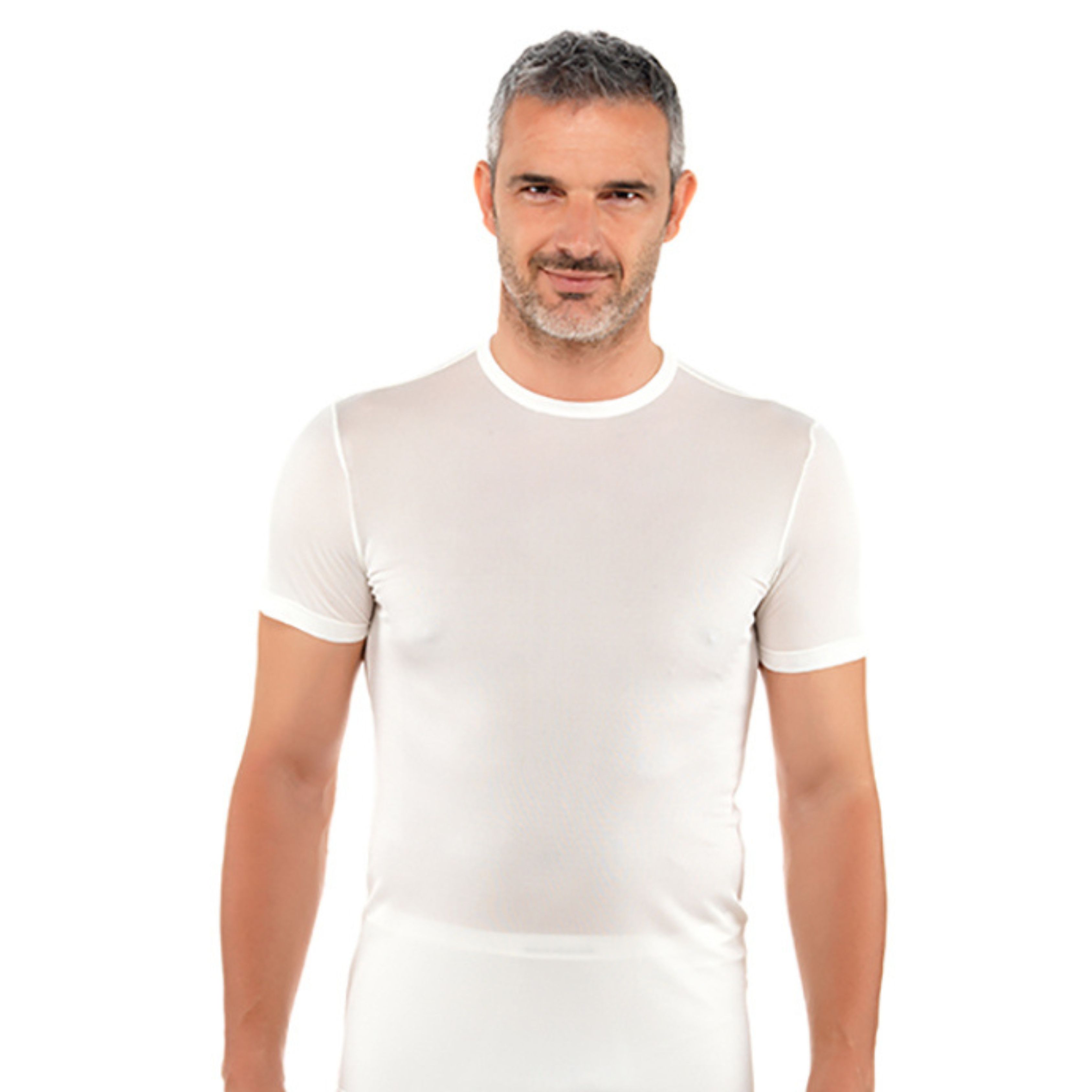 DermaSilk Gents T-Shirt Round Neck Short Sleeve