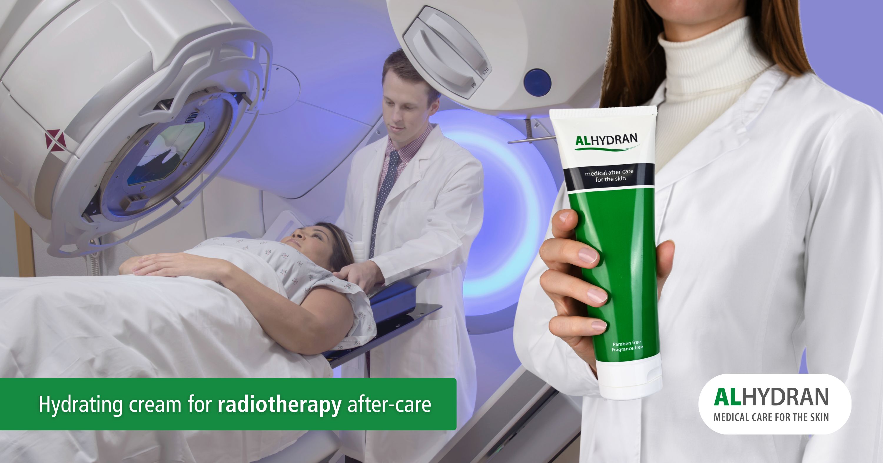 Alhydran cream for radiotherapy aftercare