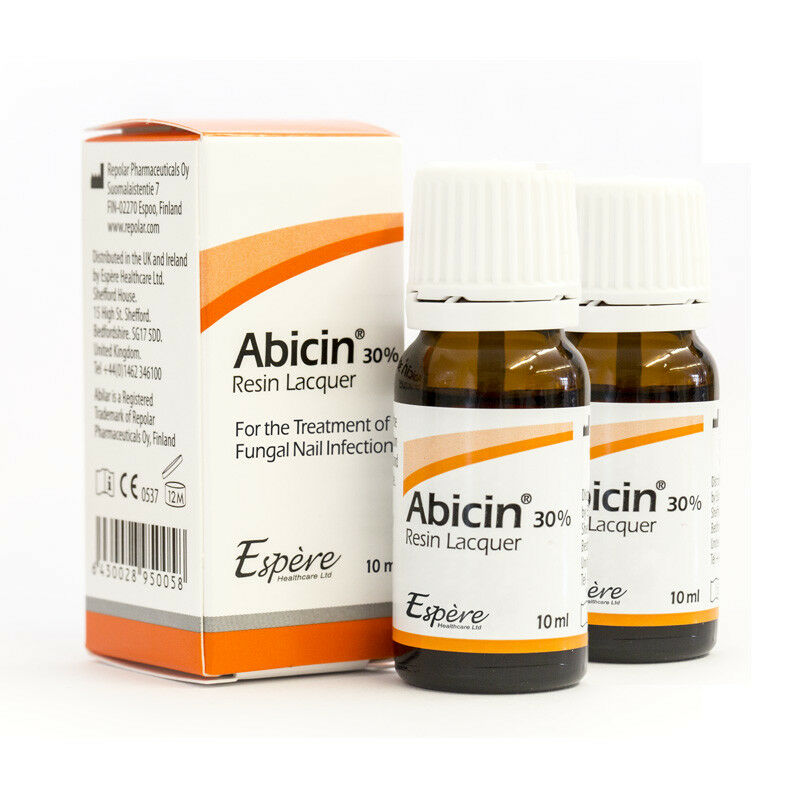Abicin for fungal nail treatment